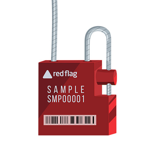 Duplexeal cable seal in red