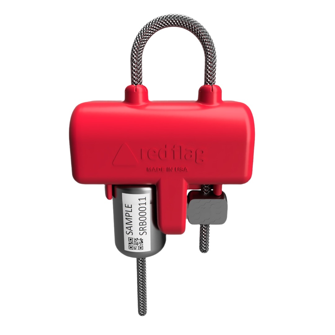 LXE disposable GPS cable seal, 360° view