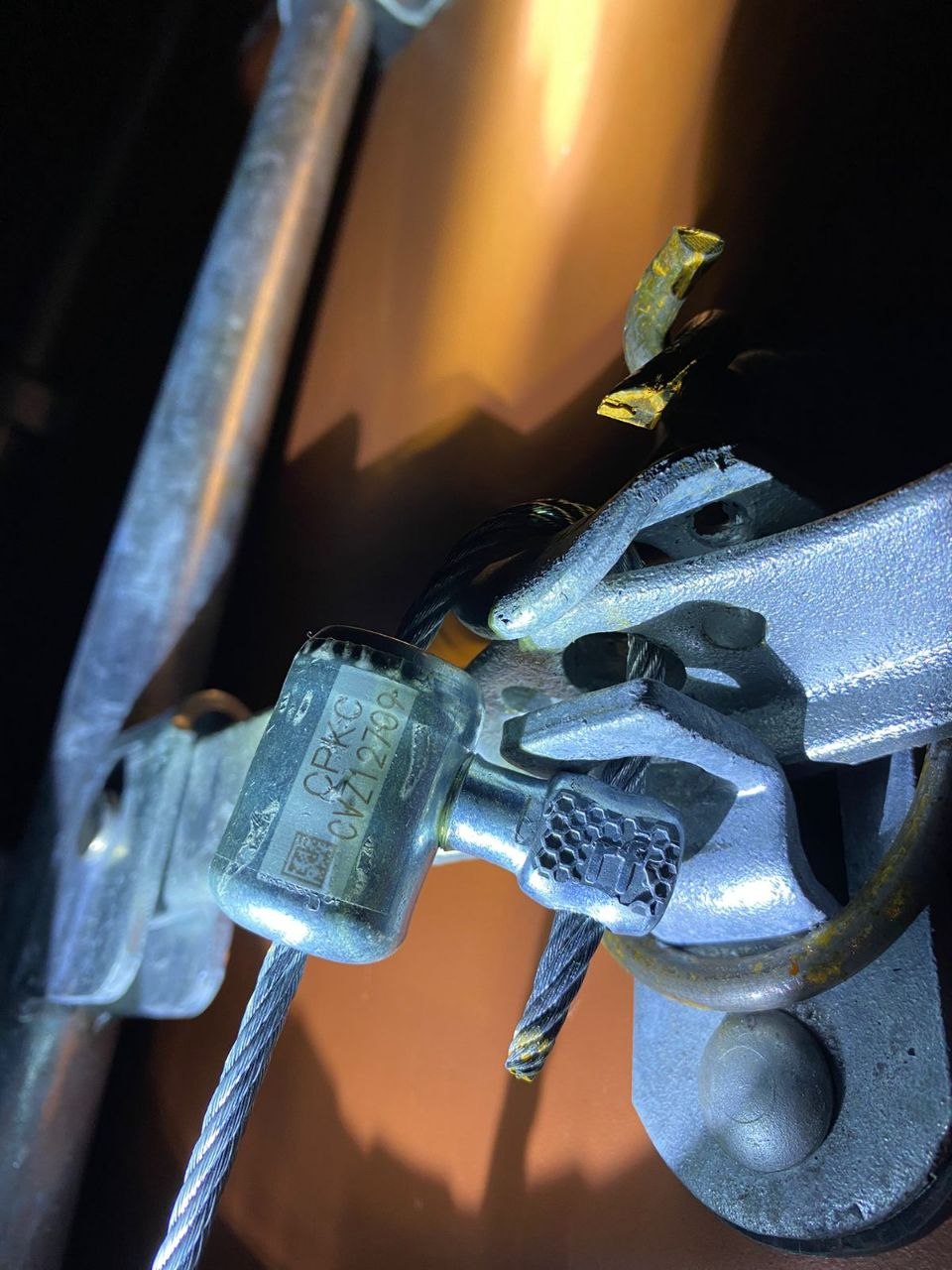 Sealed locking hardware