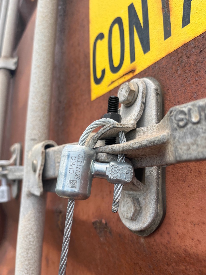LXR on a container door